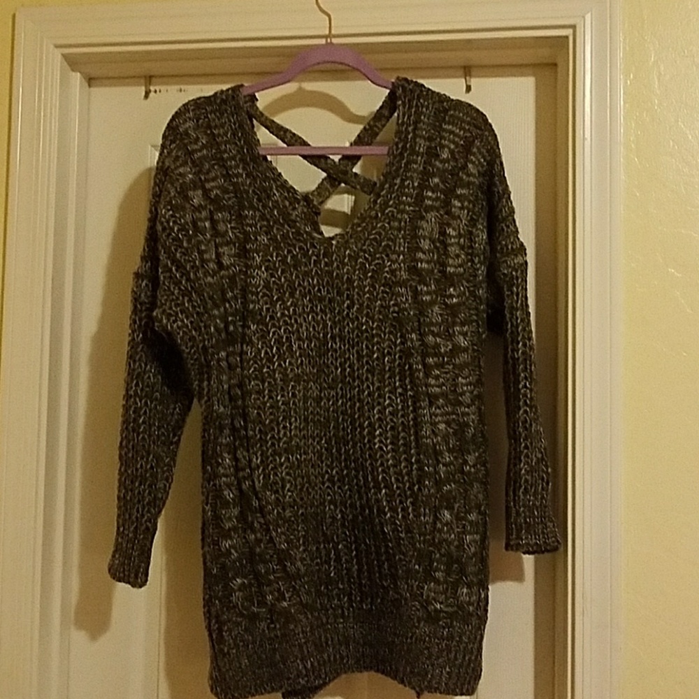 Grey oversized sweater